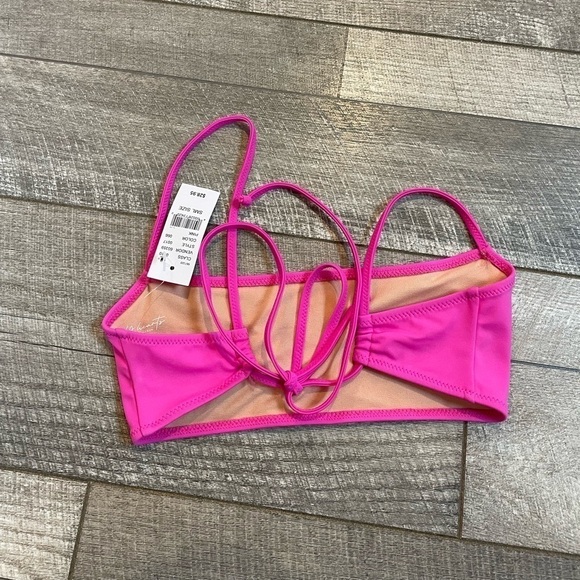 La Hearts By Pac Sun Size Small Pink Bikini Top New With Tags - Picture 5 of 6
